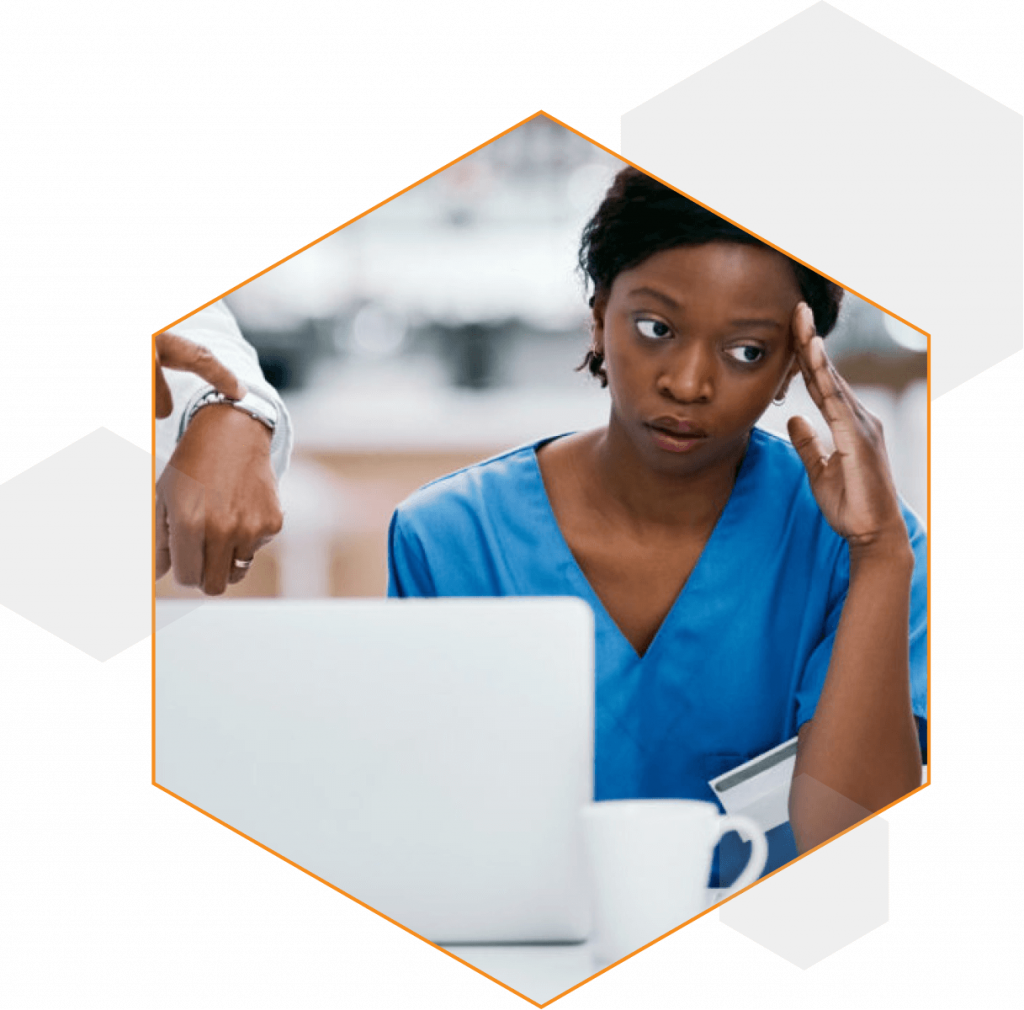 frustrated lady